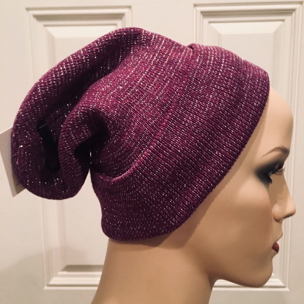Unisex Basic Purple Beanie
